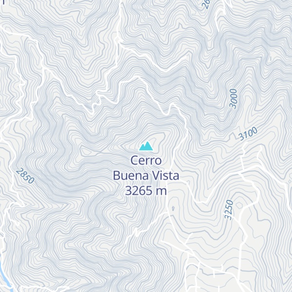 Map of Cerro Buena Vista