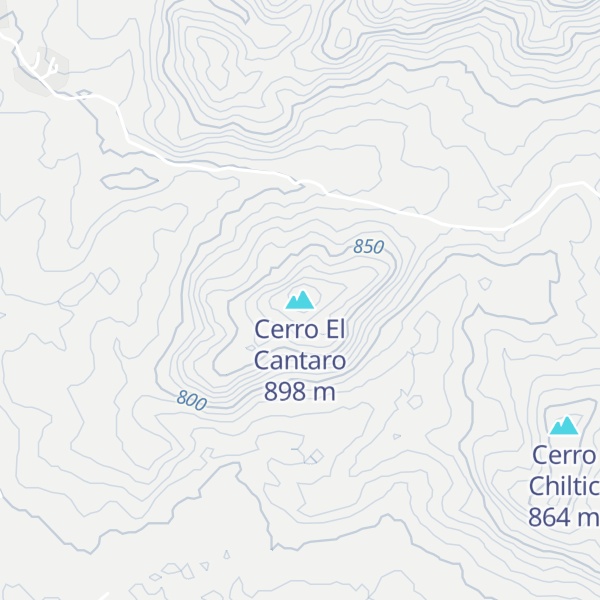 Map of Cerro El Cantaro