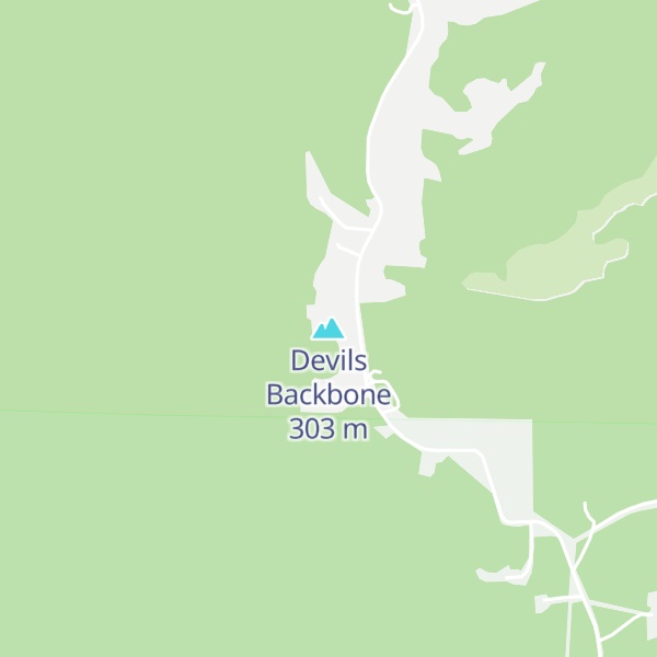 Map of Devils Backbone
