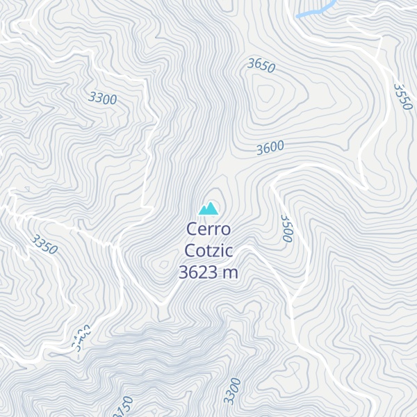 Map of Cerro Cotzic