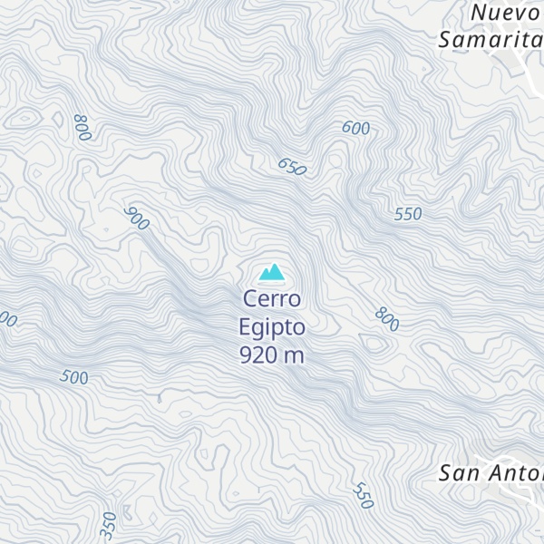 Map of Cerro Egipto