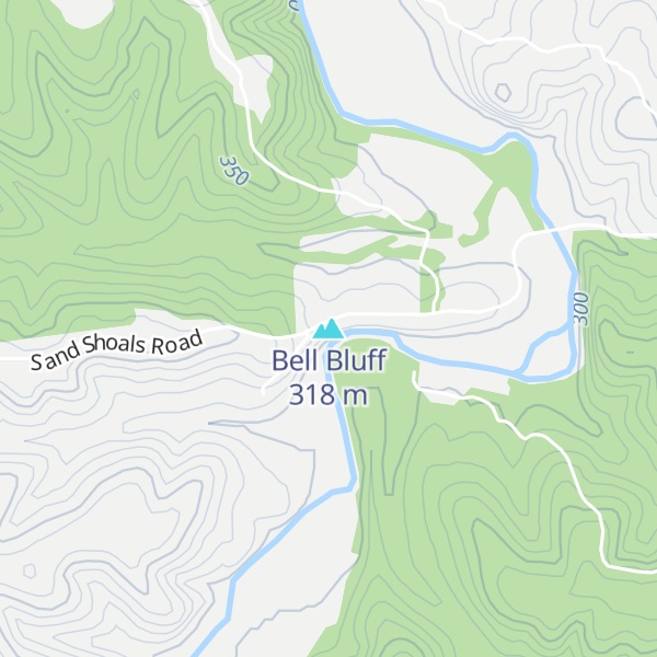 Map of Bell Bluff