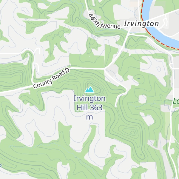 Map of Irvington Hill