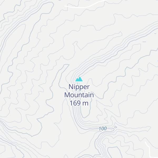 Map of Nipper Mountain
