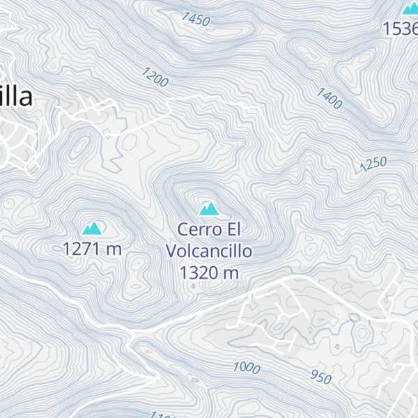 Map of Cerro El Volcancillo