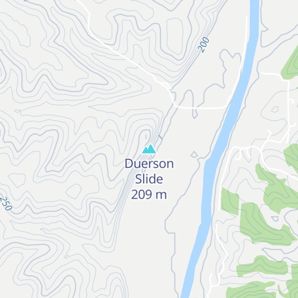 Map of Duerson Slide
