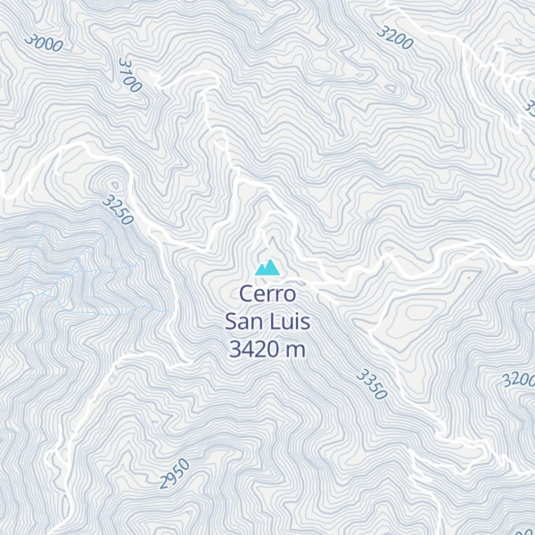 Map of Cerro San Luis