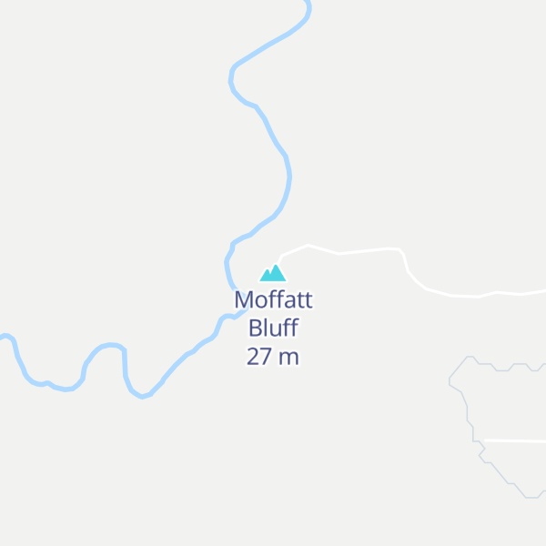 Map of Moffatt Bluff