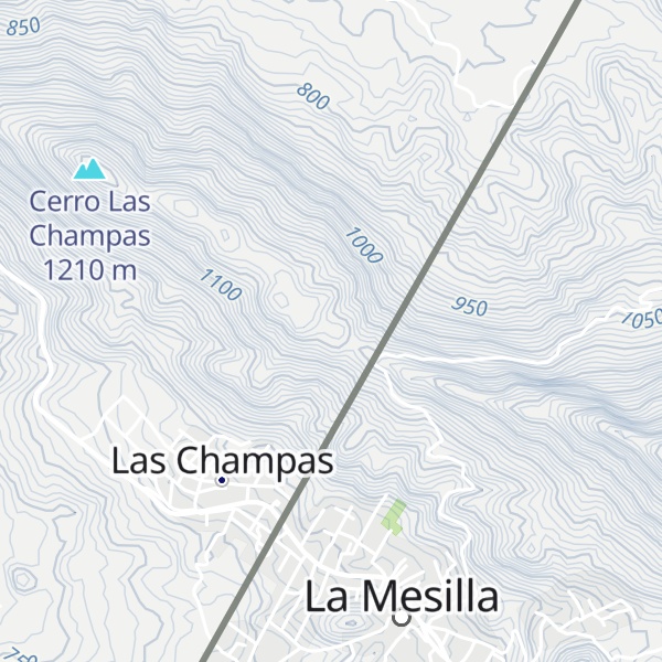 Map of Sierra Pico de Loro
