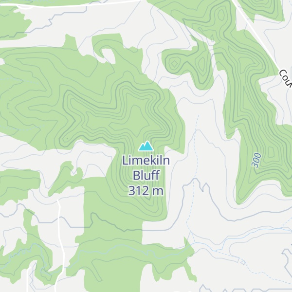Map of Limekiln Bluff