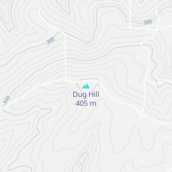 Map of Dug Hill