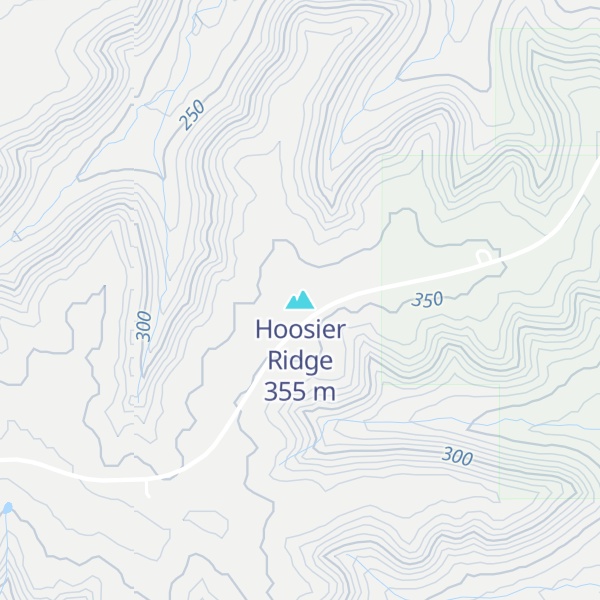 Map of Hoosier Ridge