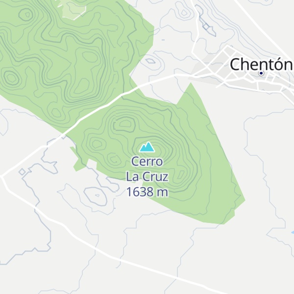Map of Cerro La Cruz