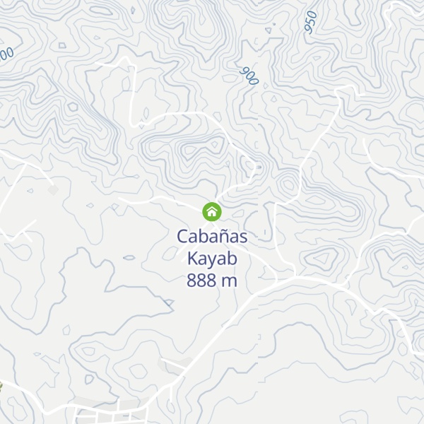 Map of Cabañas Kayab