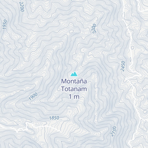 Map of Montaña Totanam