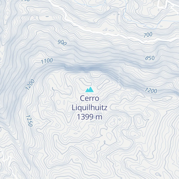 Map of Cerro Liquilhuitz