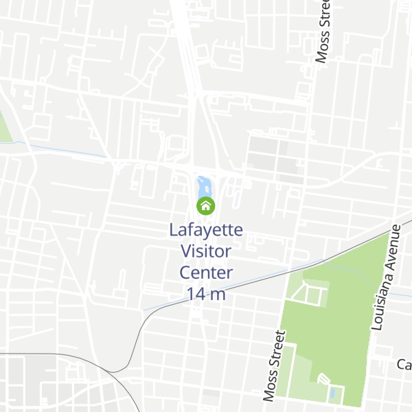 Map of Lafayette Visitor Center
