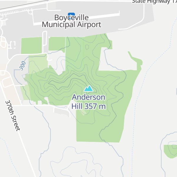 Map of Anderson Hill