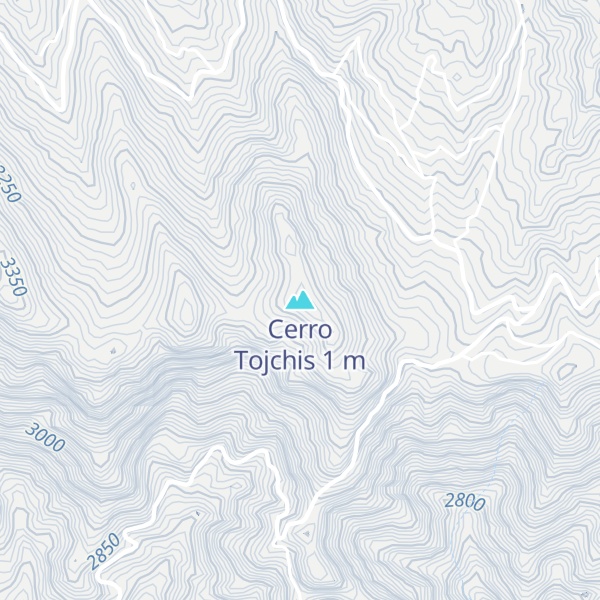 Map of Cerro Tojchis