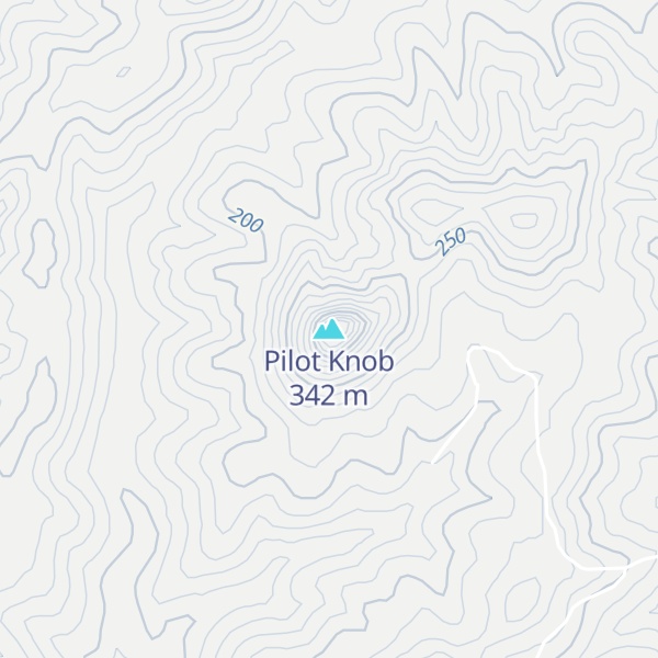 Map of Pilot Knob