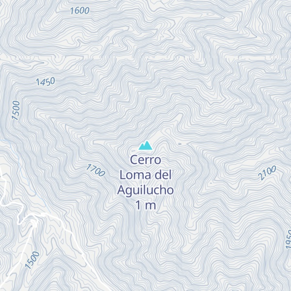 Map of Cerro Loma del Aguilucho
