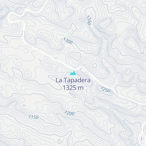 Map of La Tapadera