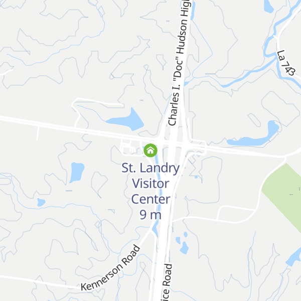 Map of St. Landry Visitor Center