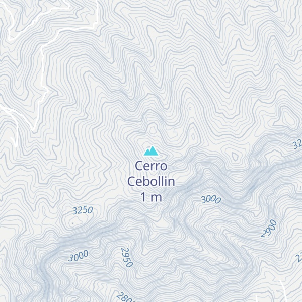 Map of Cerro Cebollin