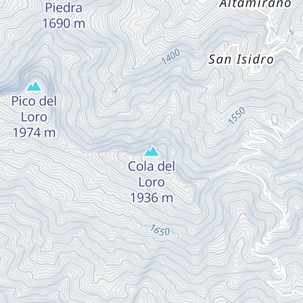 Map of Cola del Loro