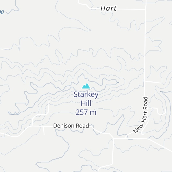 Map of Starkey Hill