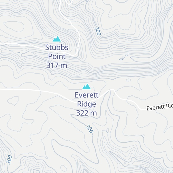 Map of Everett Ridge