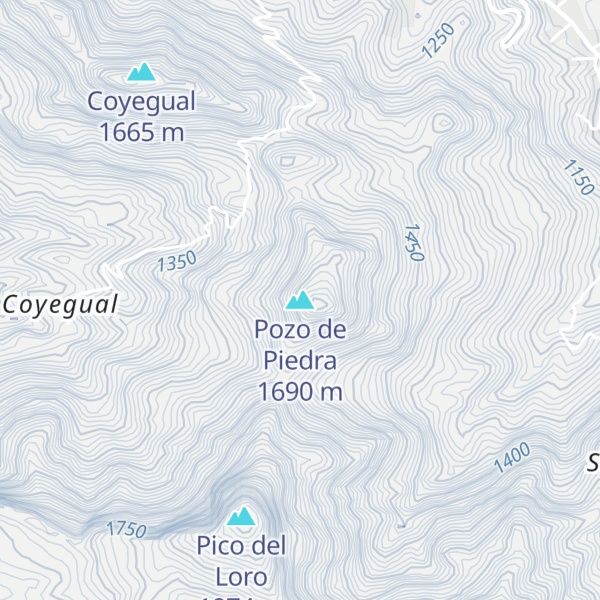 Map of Pozo de Piedra