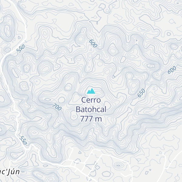 Map of Cerro Batohcal