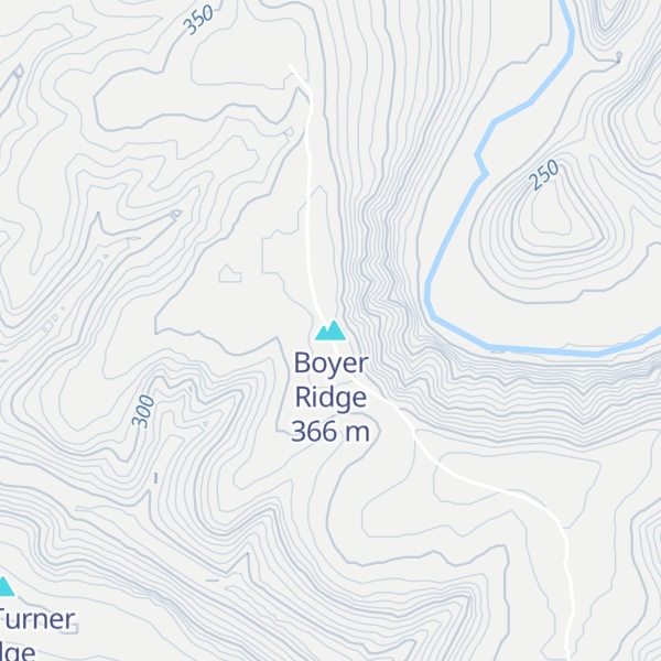 Map of Boyer Ridge