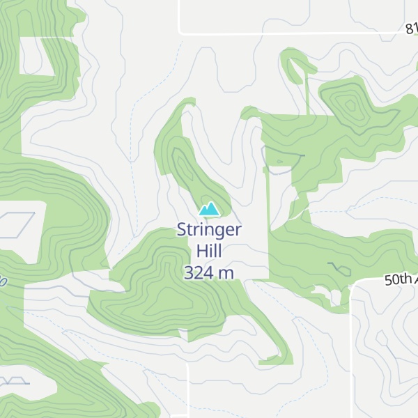 Map of Stringer Hill