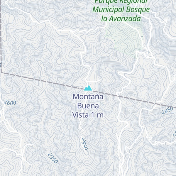 Map of Montaña Buena Vista