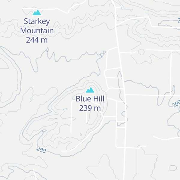 Map of Blue Hill