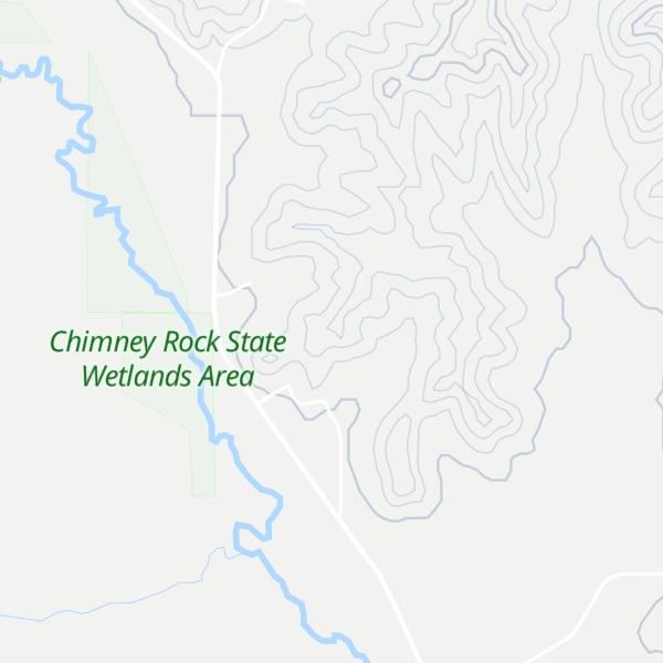 Map of Chimney Rock