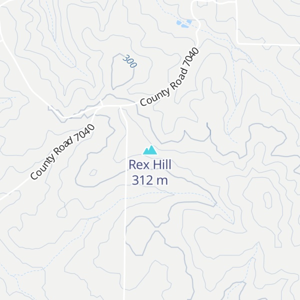 Map of Rex Hill