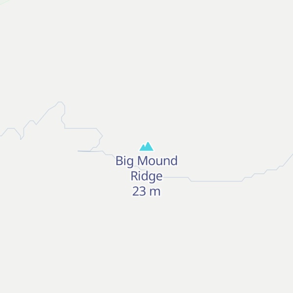Map of Big Mound Ridge