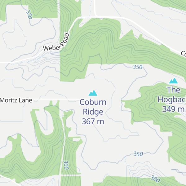 Map of Coburn Ridge