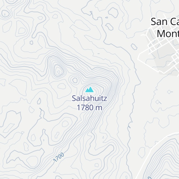 Map of Salsahuitz