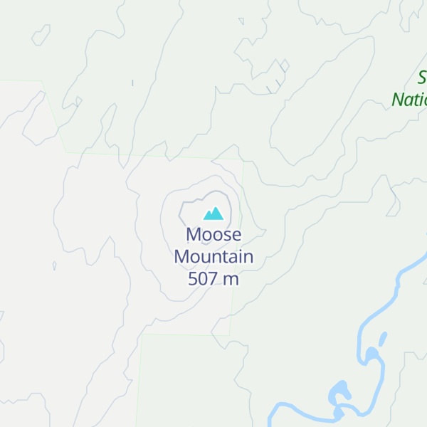 Map of Moose Mountain