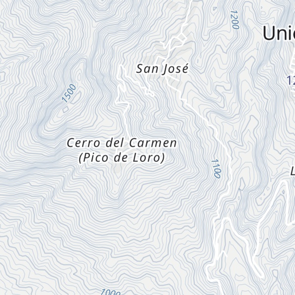 Map of Pico de Loro