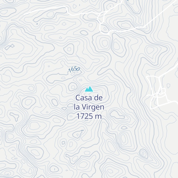 Map of Casa de la Virgen
