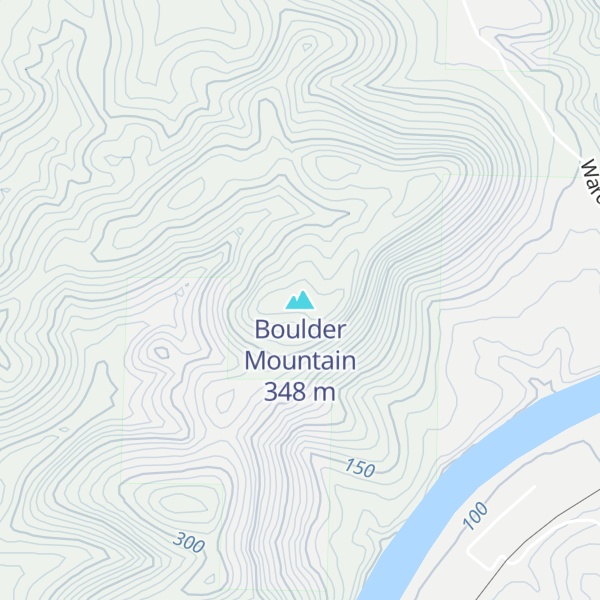 Map of Boulder Mountain