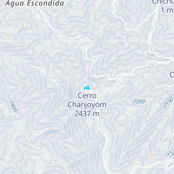 Map of Cerro Chanjoyóm