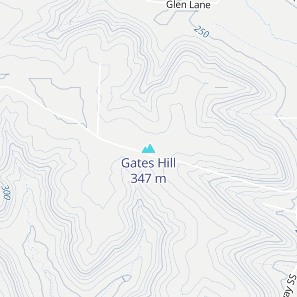 Map of Gates Hill