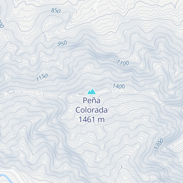Map of Peña Colorada