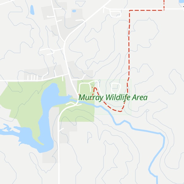 Map of Prairie's Edge Nature Center